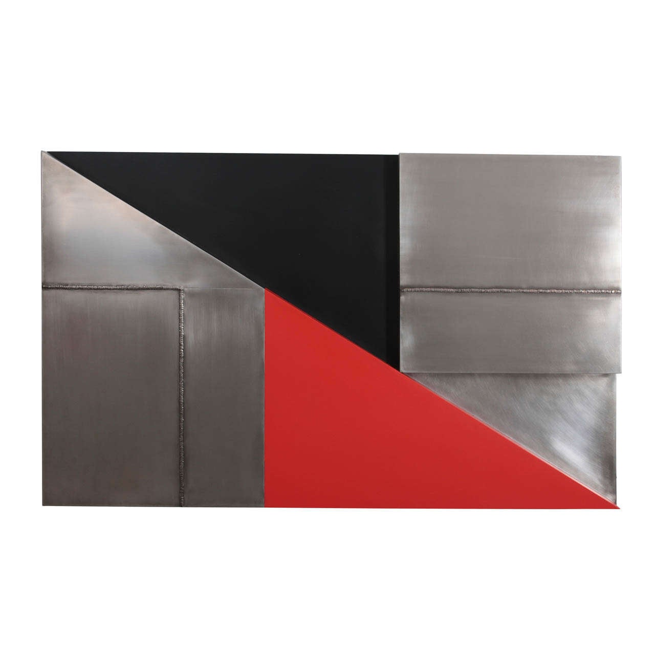 2009 Stainless Steel Orthogonal Construction by Arthur Carter For Sale