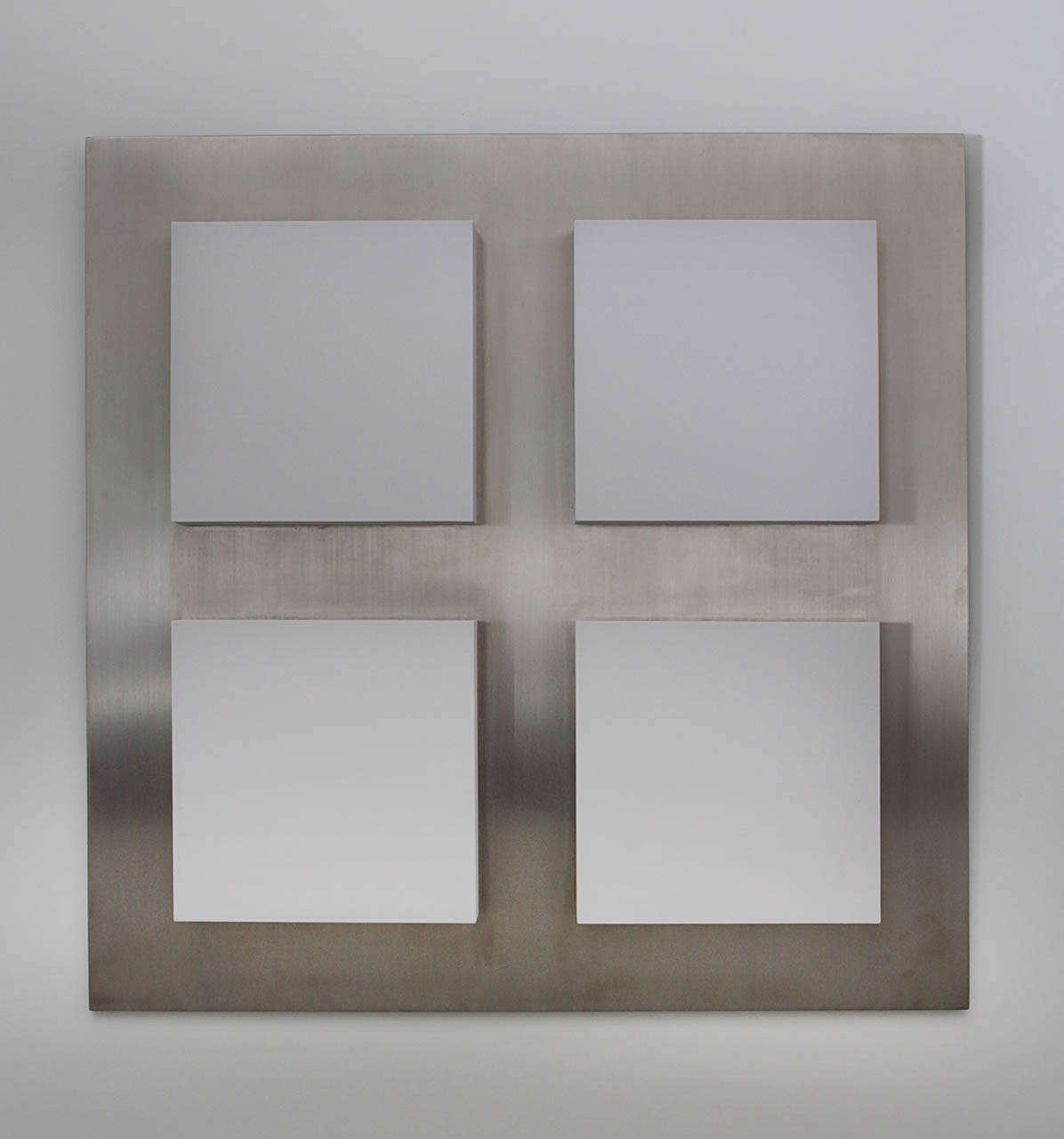 2010 Painted Acrylic on Stainless Steel Orthogonal By Arthur Carter
36