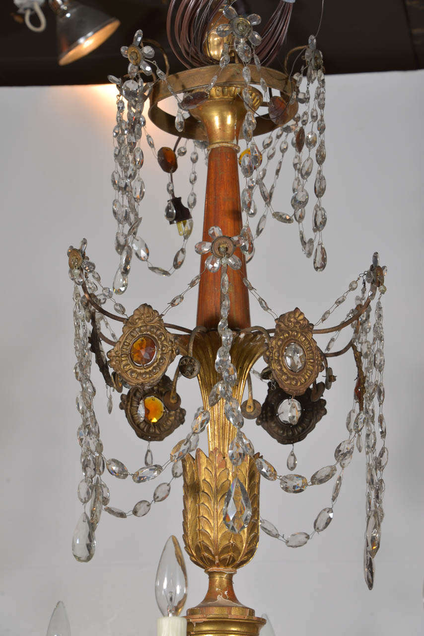 Louis XVI Early Italian Chandelier from Genoa