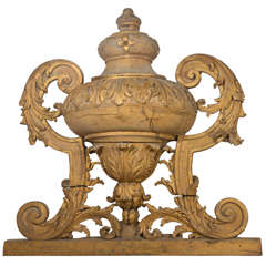 18th Century Louis XIV Carved Urn 2