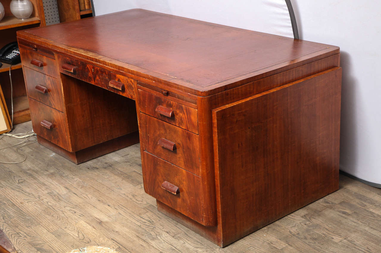 Leather Top Mahagony Desk 2