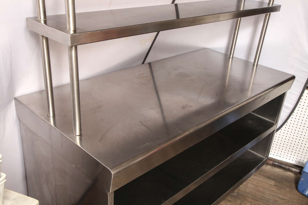 restaurant steel counter