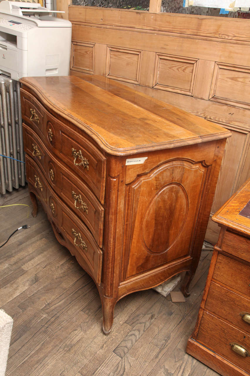 18th Century French Fruitwood Chest of Drawers For Sale