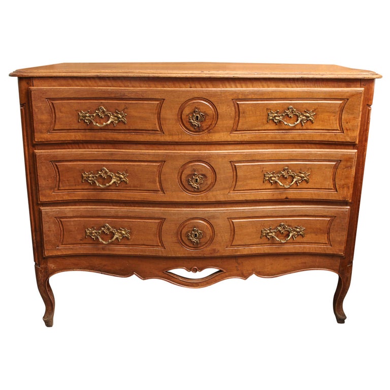 French Fruitwood Chest of Drawers For Sale at 1stDibs