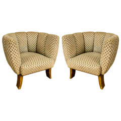 Pair of Armchairs Attributed to Guglielmo Ulrich