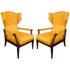 Pair of Reclining Armchairs by Paolo Buffa 7