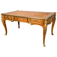 French Louis XV Style Bureau Plat