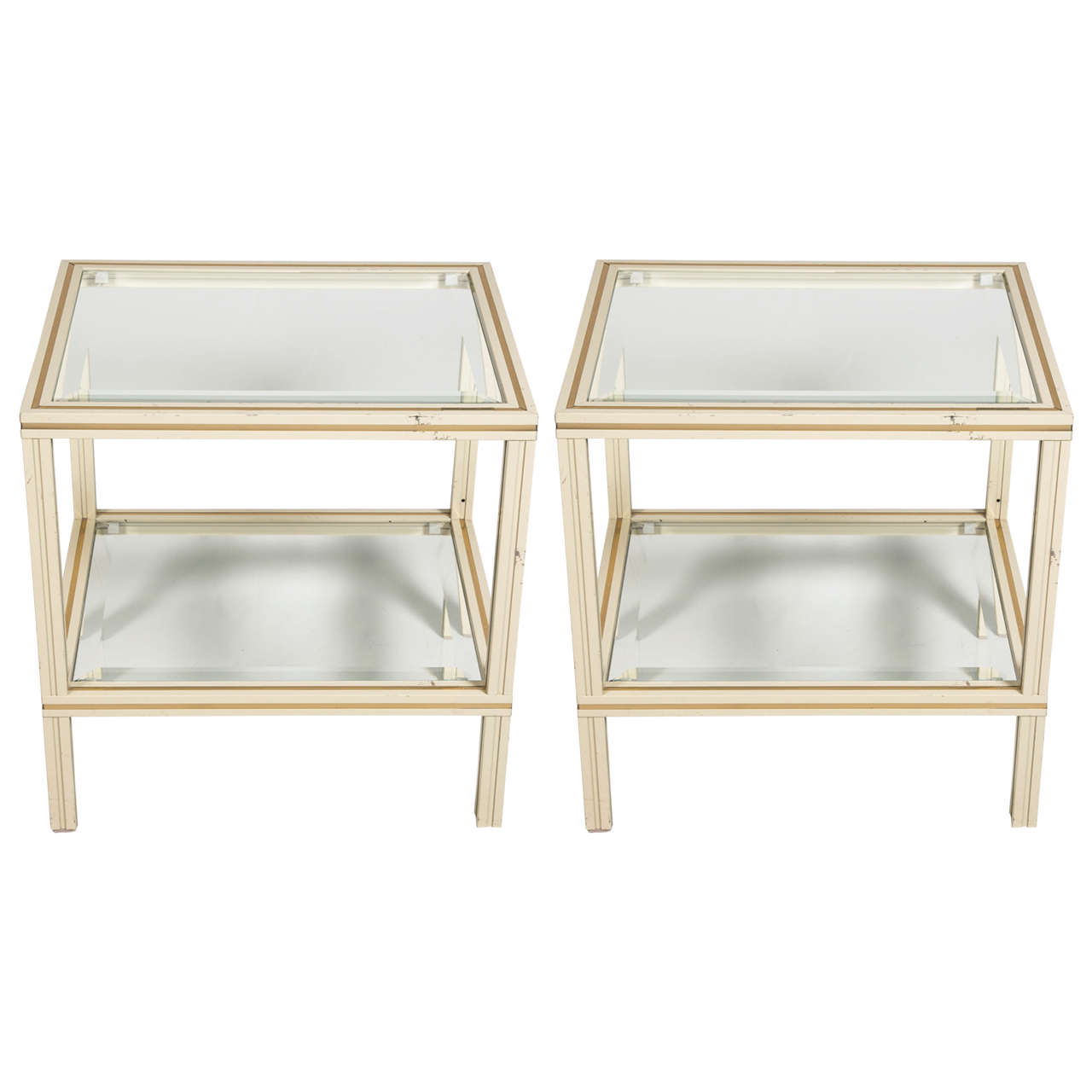 1970s Pierre Vandel Pair of Side Tables