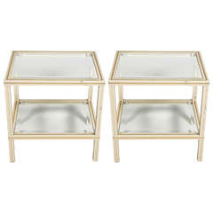 1970s Pierre Vandel Pair of Side Tables