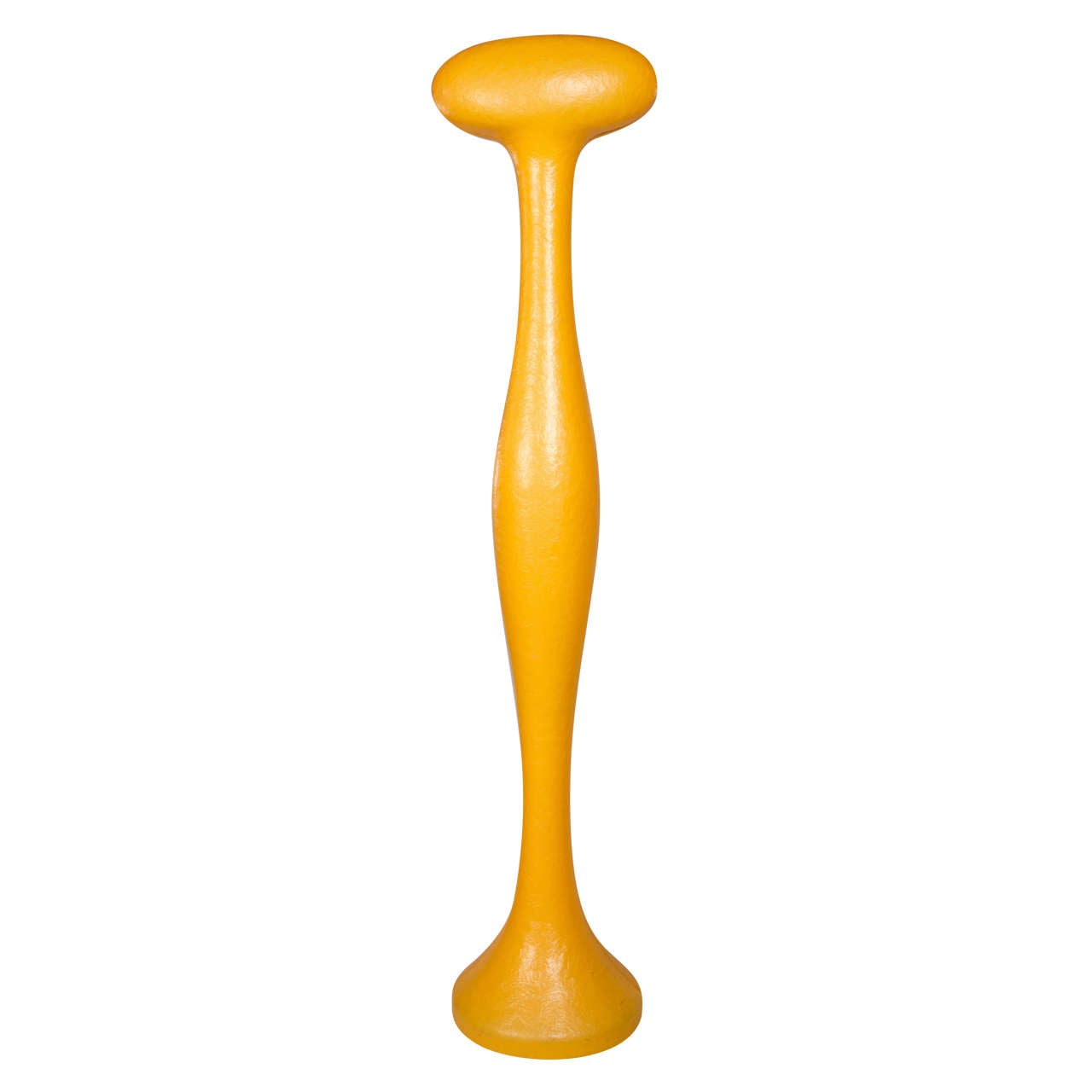 Sculptural Orange  Floor Lamp For Sale