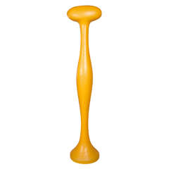 Sculptural Orange  Floor Lamp