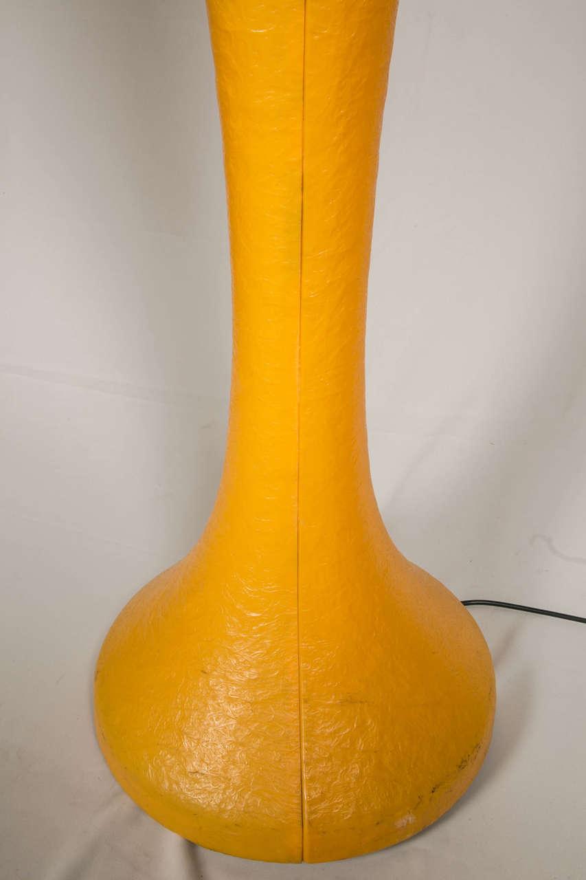Sculptural Orange  Floor Lamp For Sale 1