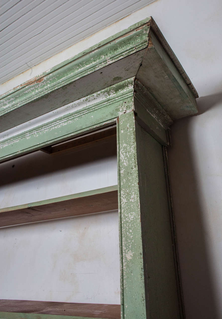 19th Century French Painted Shelves and Drawers 1