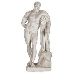 Antique Plaster Reproduction of the Farnese Hercules