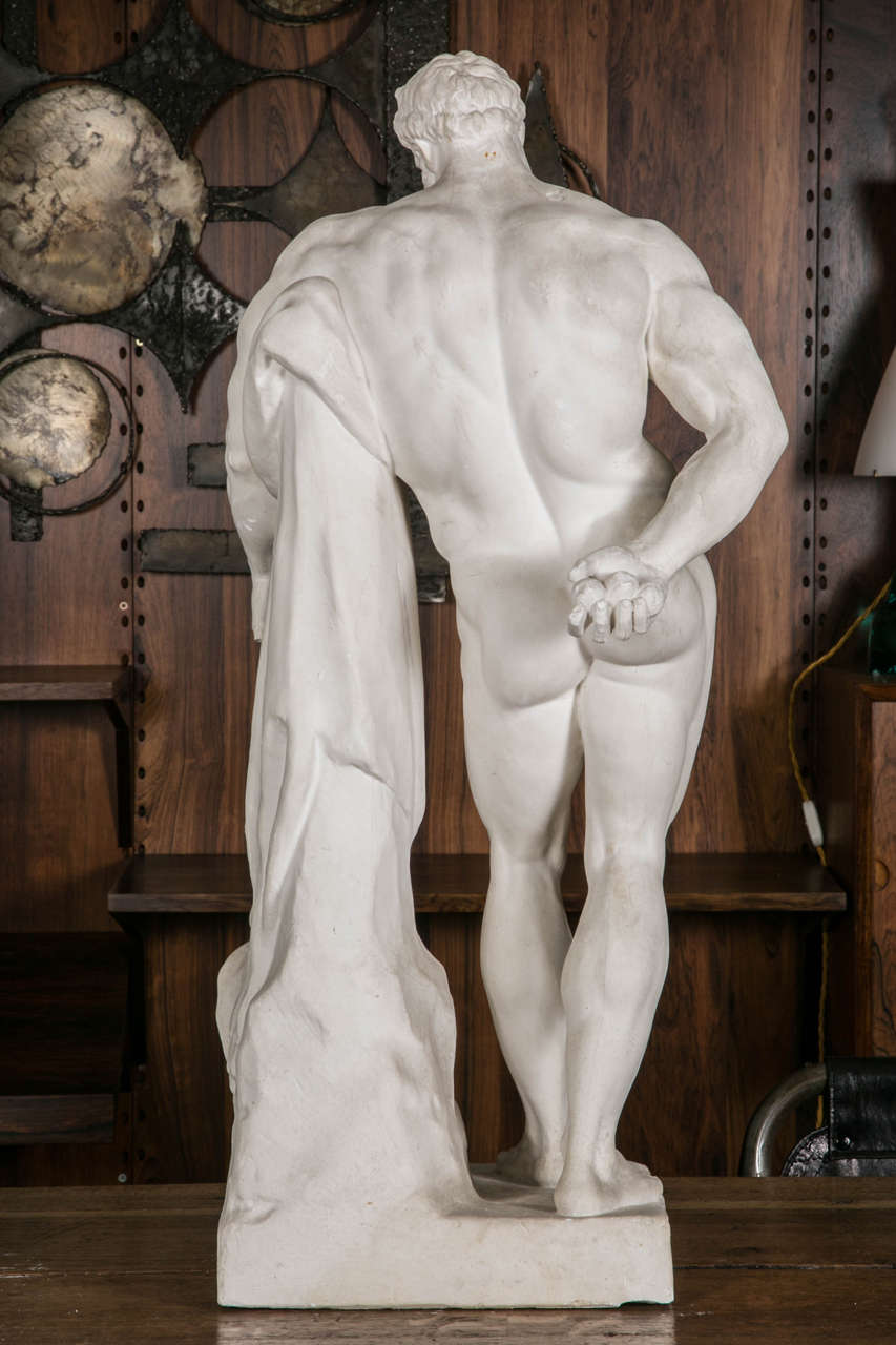 Cast Plaster Reproduction of the Farnese Hercules