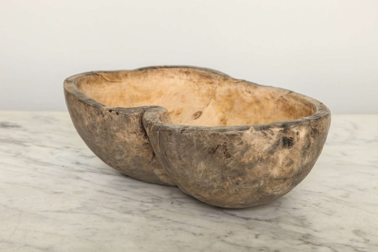 Collection of Four Swedish Burl Bowls 3