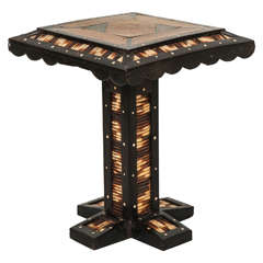 Miniature Ceylonese Quill Table