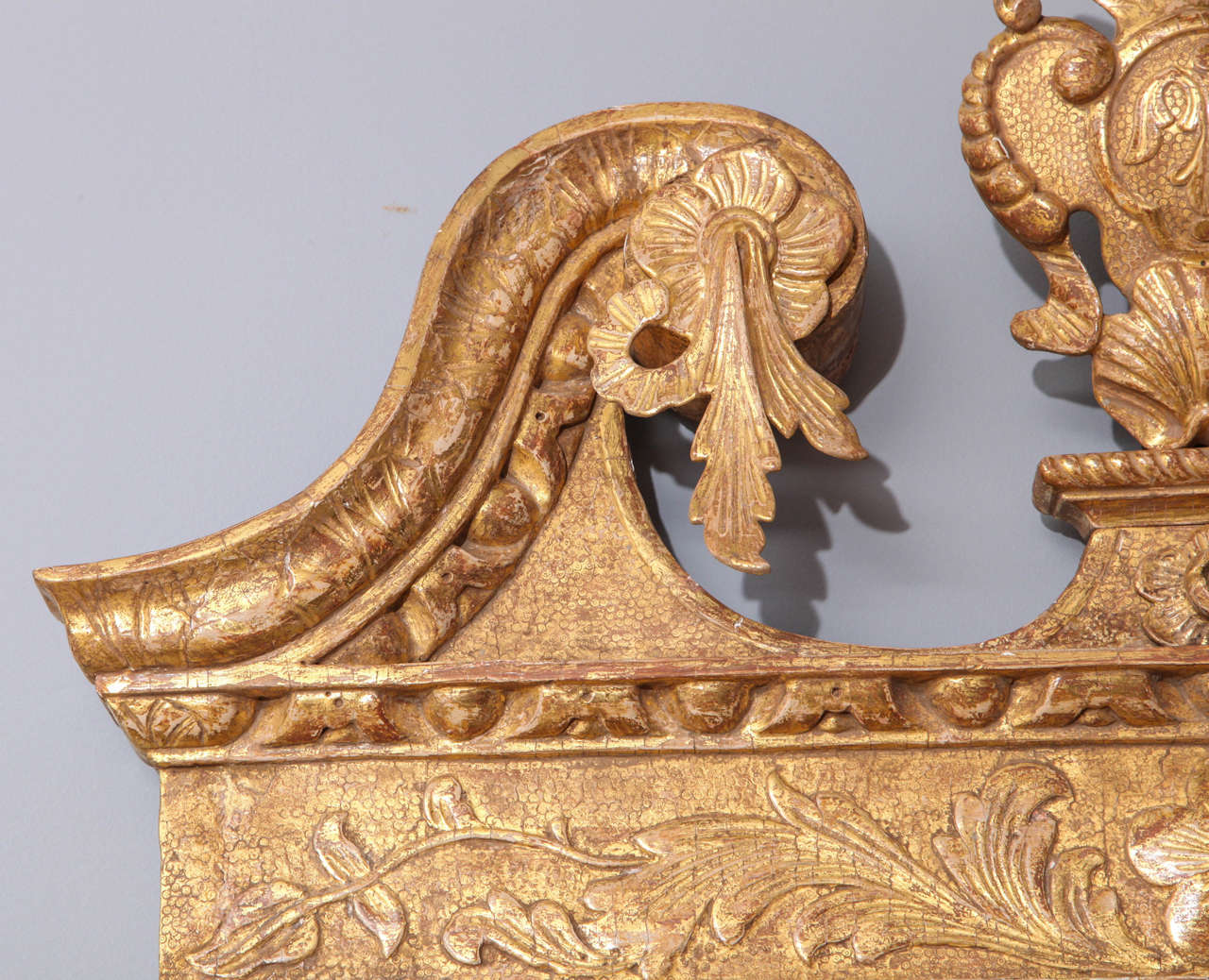 Impressive George II Giltwood Palladian Mirror In Excellent Condition In Greenwich, CT
