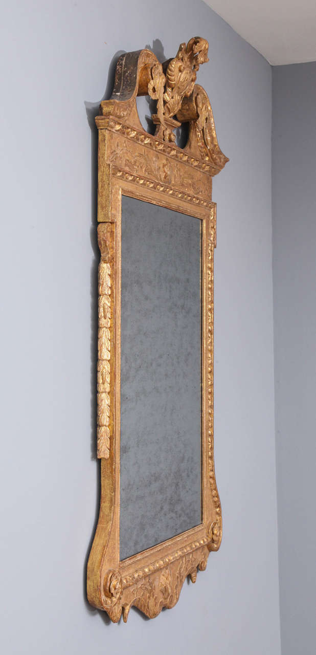 Impressive George II Giltwood Palladian Mirror 3