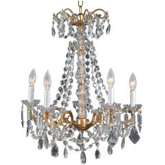 Vintage French Candle Fixture, electrified