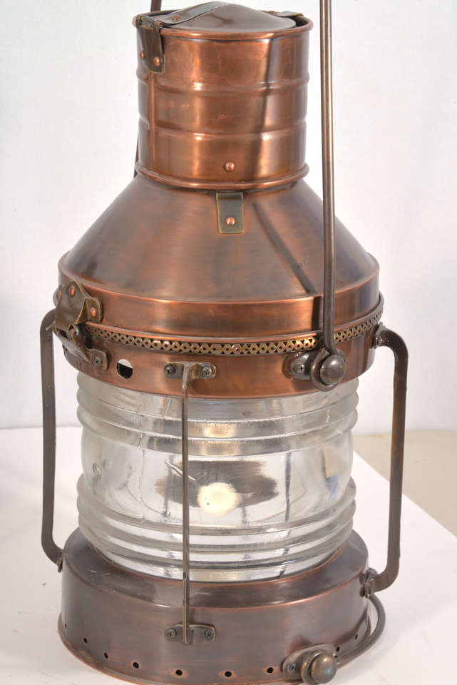 Anchor Ship Lamps, 1950s In Excellent Condition For Sale In Austin, TX