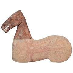 Original Han Dynasty Large Terracotta Horse