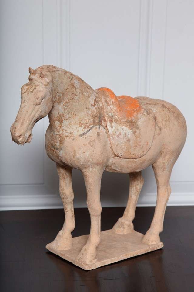 Tang Dynasty Terracotta Horse at 1stDibs