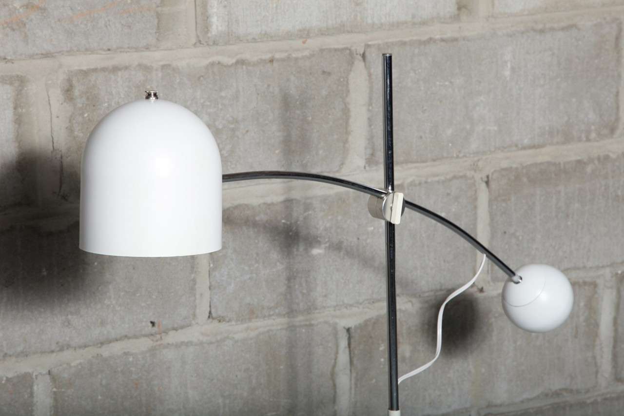 Mid-Century Modern Restored Adjustable Floor Lamp