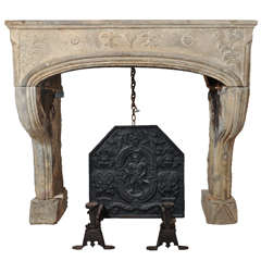 17th century fireplace, Burgundy