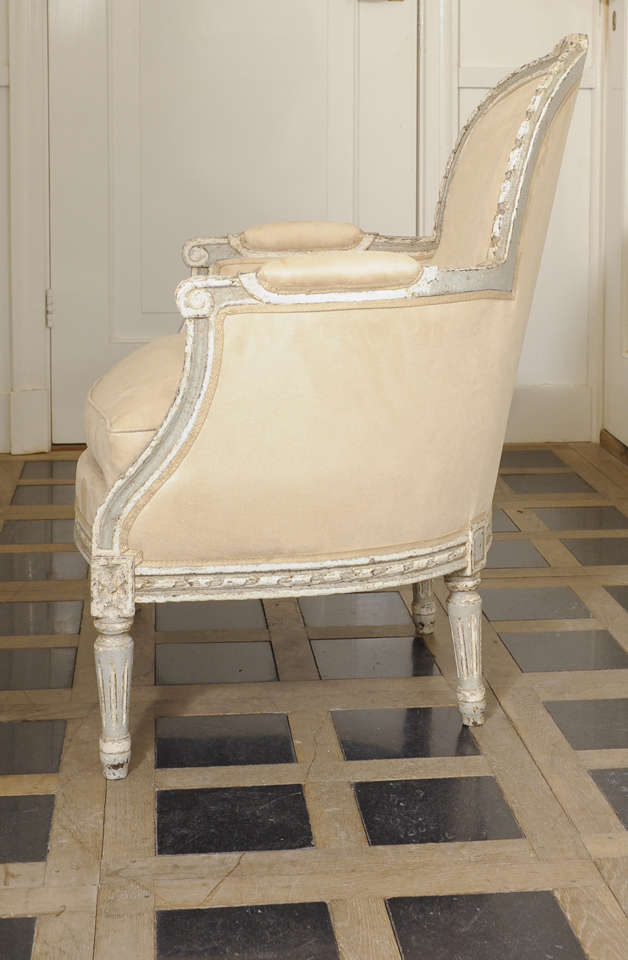 18th Century and Earlier A Pair of 19th Century French Armchairs
