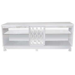 Attractive Mid-Century White Lacquer Buffet