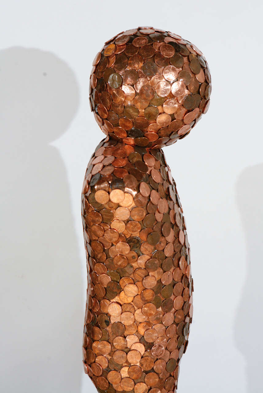 Modern Penny Mannequin Sculpture