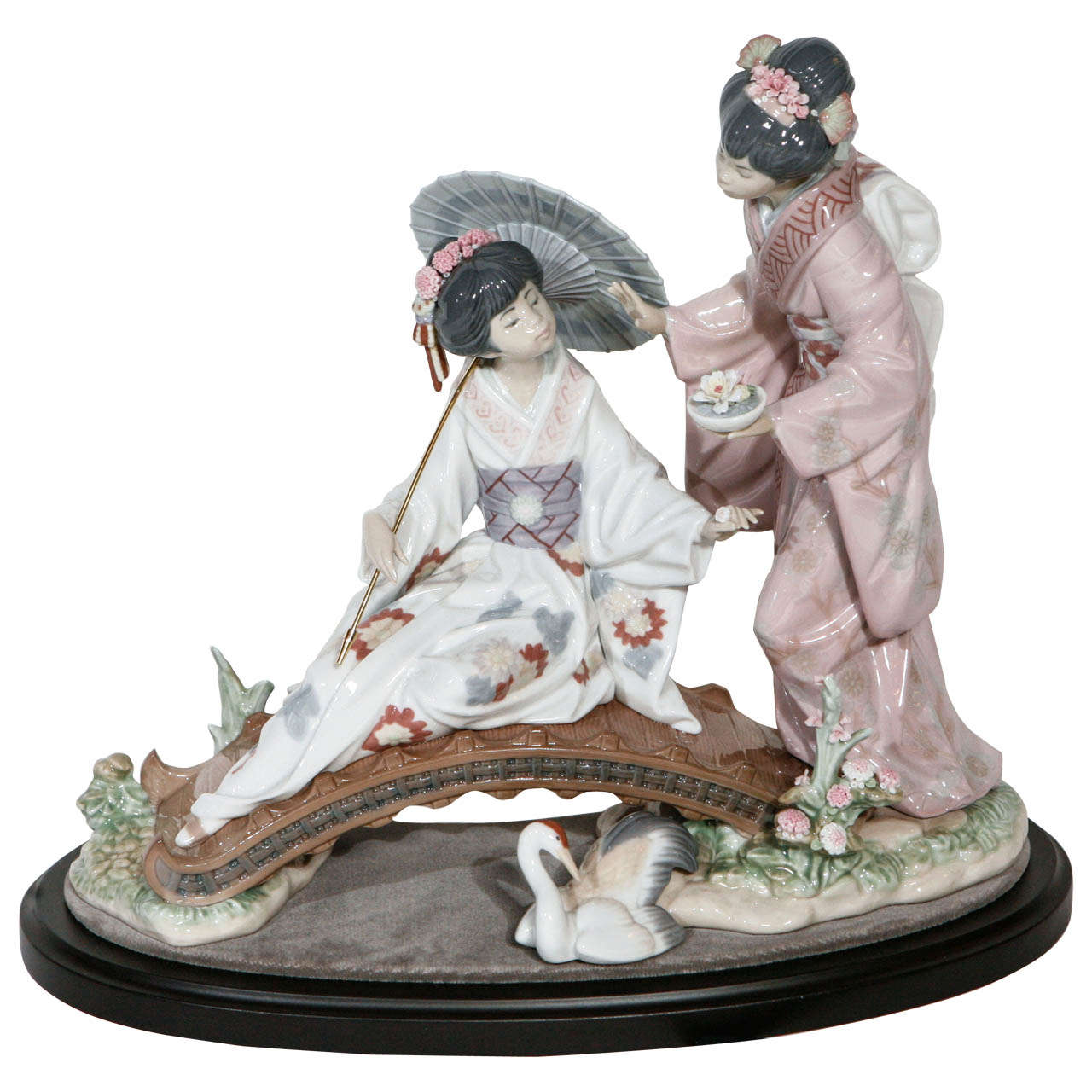 Charming Lladro Japanese Ladies Figurine For Sale at 1stDibs lladro
