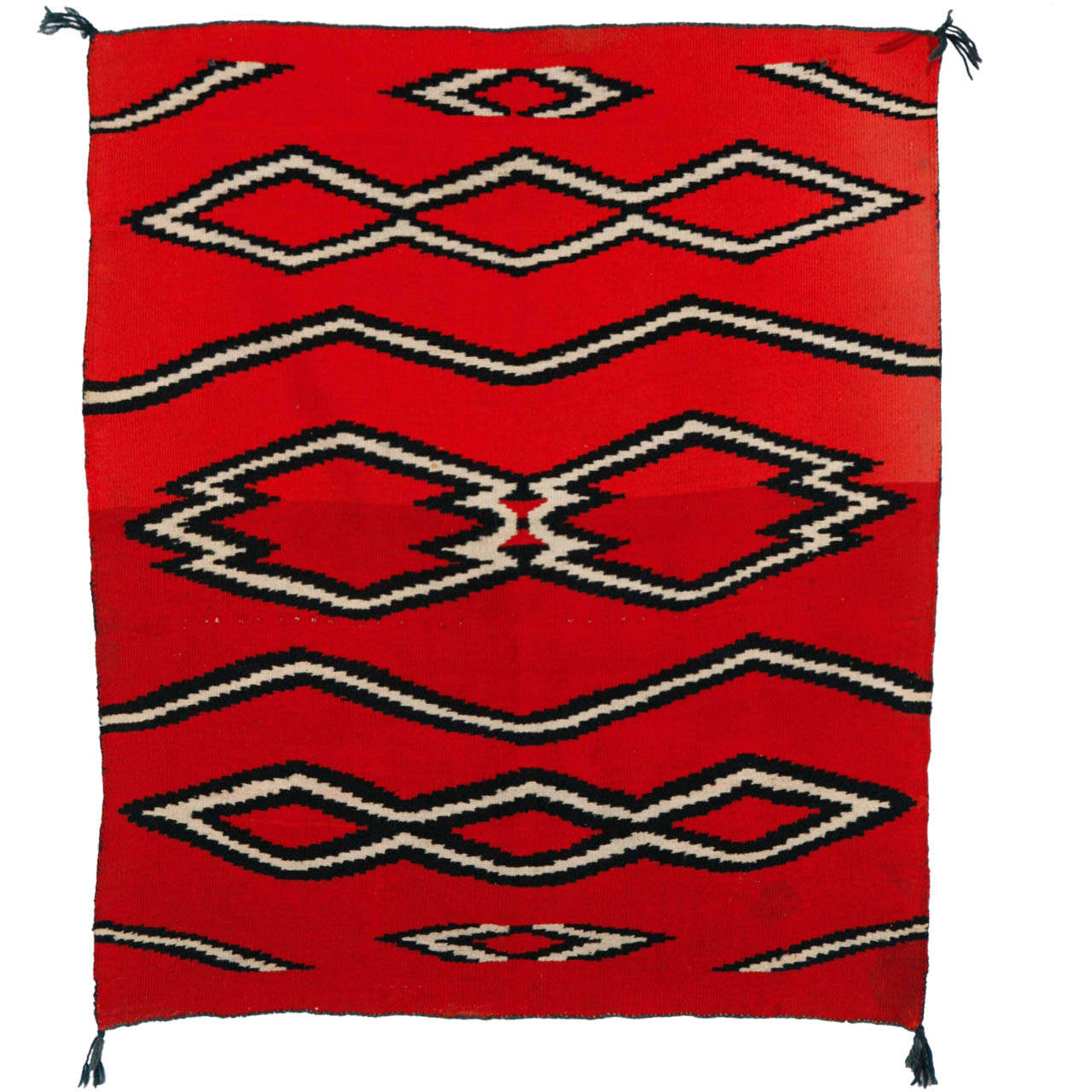 19th Century Navajo Child's Wearing Blanket