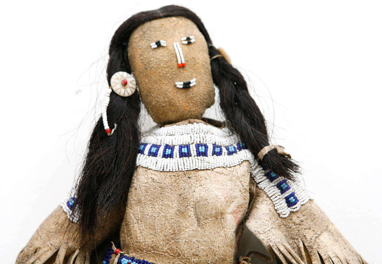 Native American 20th Century Plains Indian Female Doll