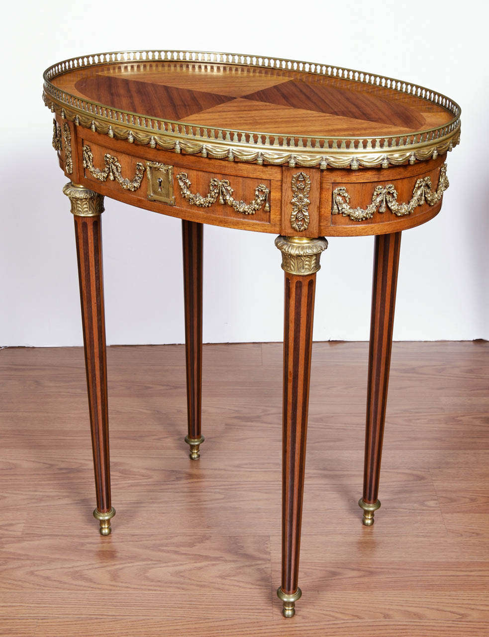 19th Century Signed Krieger Louis Xvi Side Table At 1stdibs 19thc Kingwood And Gilt Bronze Side Table Signed Krieger
