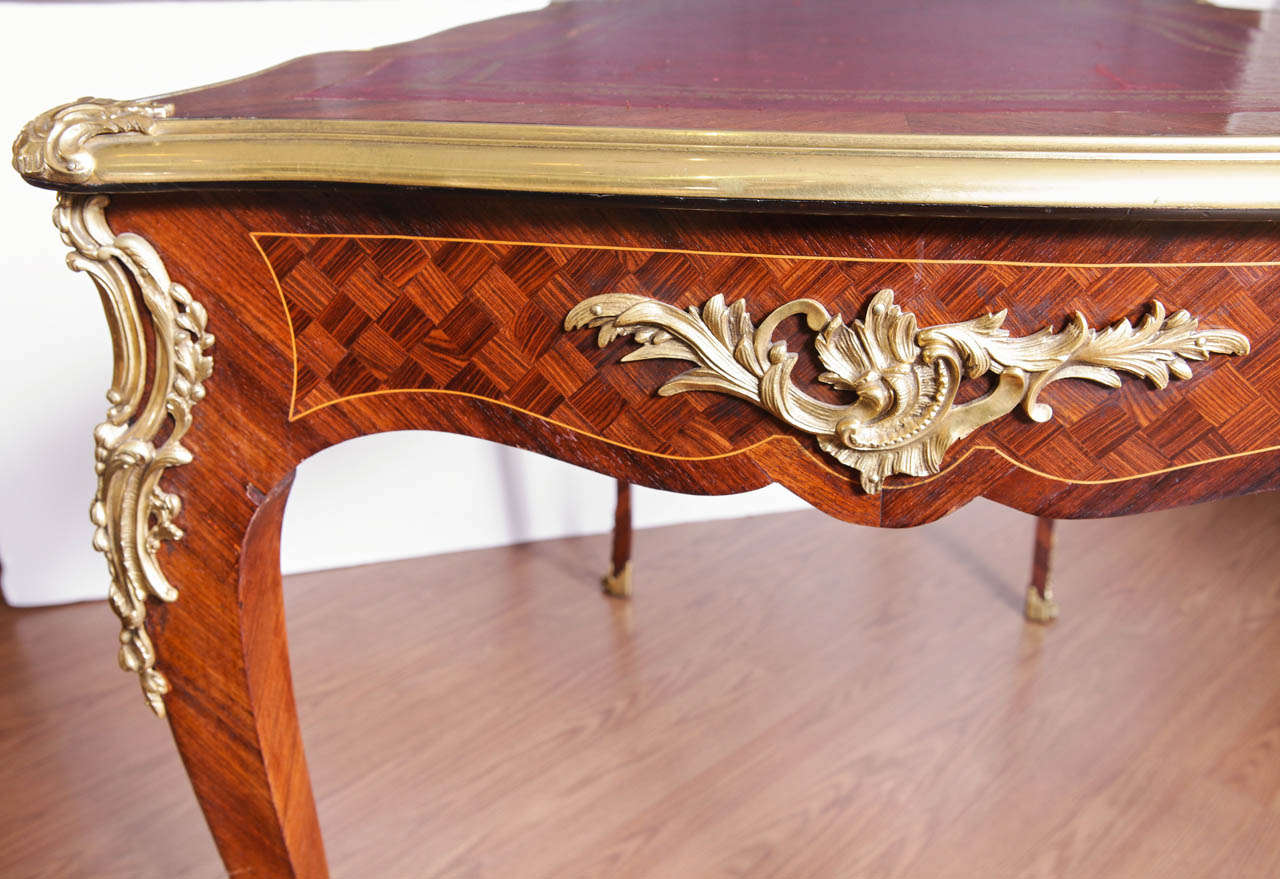 19th Century French Rosewood and Kingwood Writing Desk 4