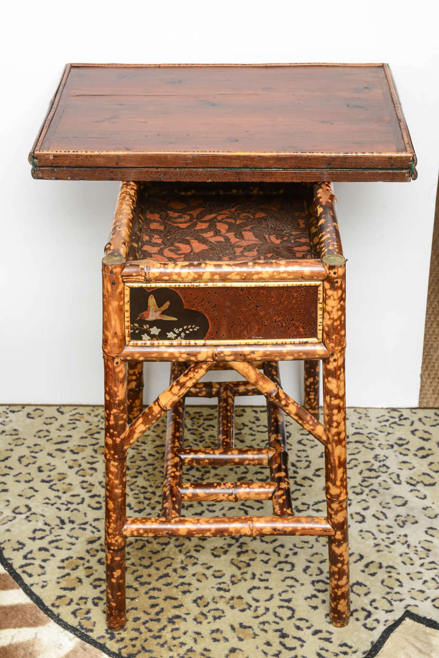 20th Century English Bamboo Game Table 2