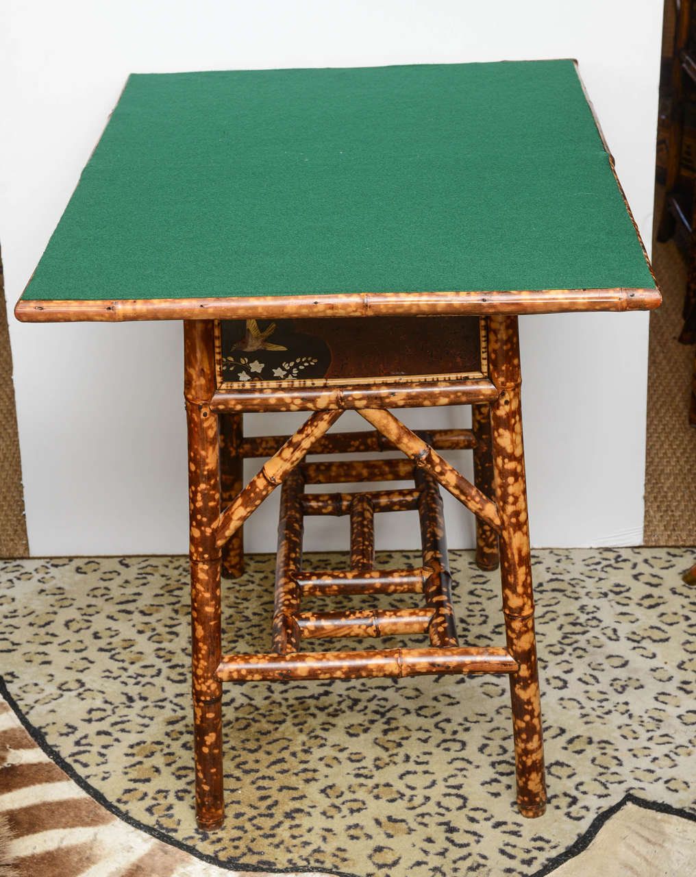 20th Century English Bamboo Game Table 4