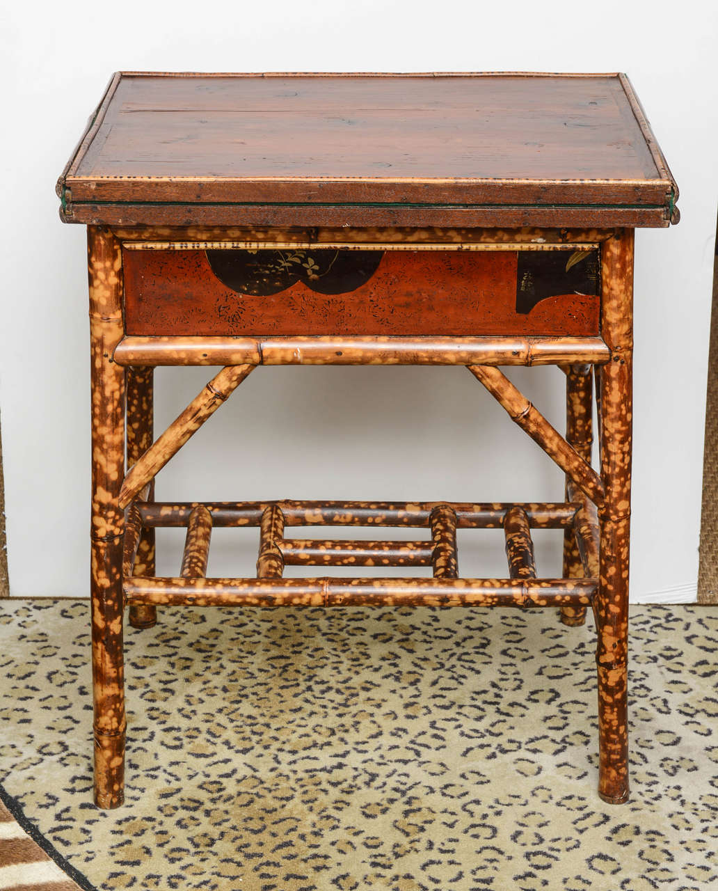 20th Century English Bamboo Game Table 7