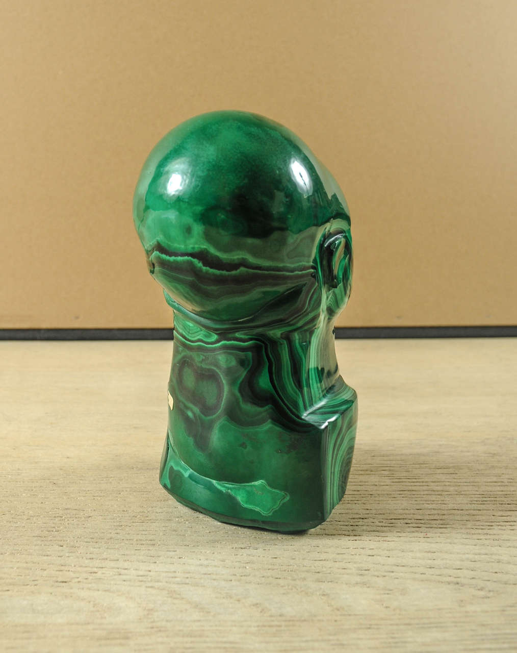 African Malachite Sculpture In Excellent Condition For Sale In Amsterdam, NL
