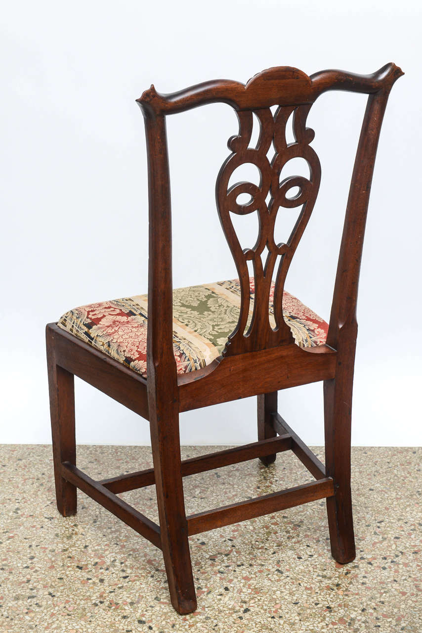 Set of Four George III Period Side Chairs, circa 1810-1830 In Good Condition In West Palm Beach, FL