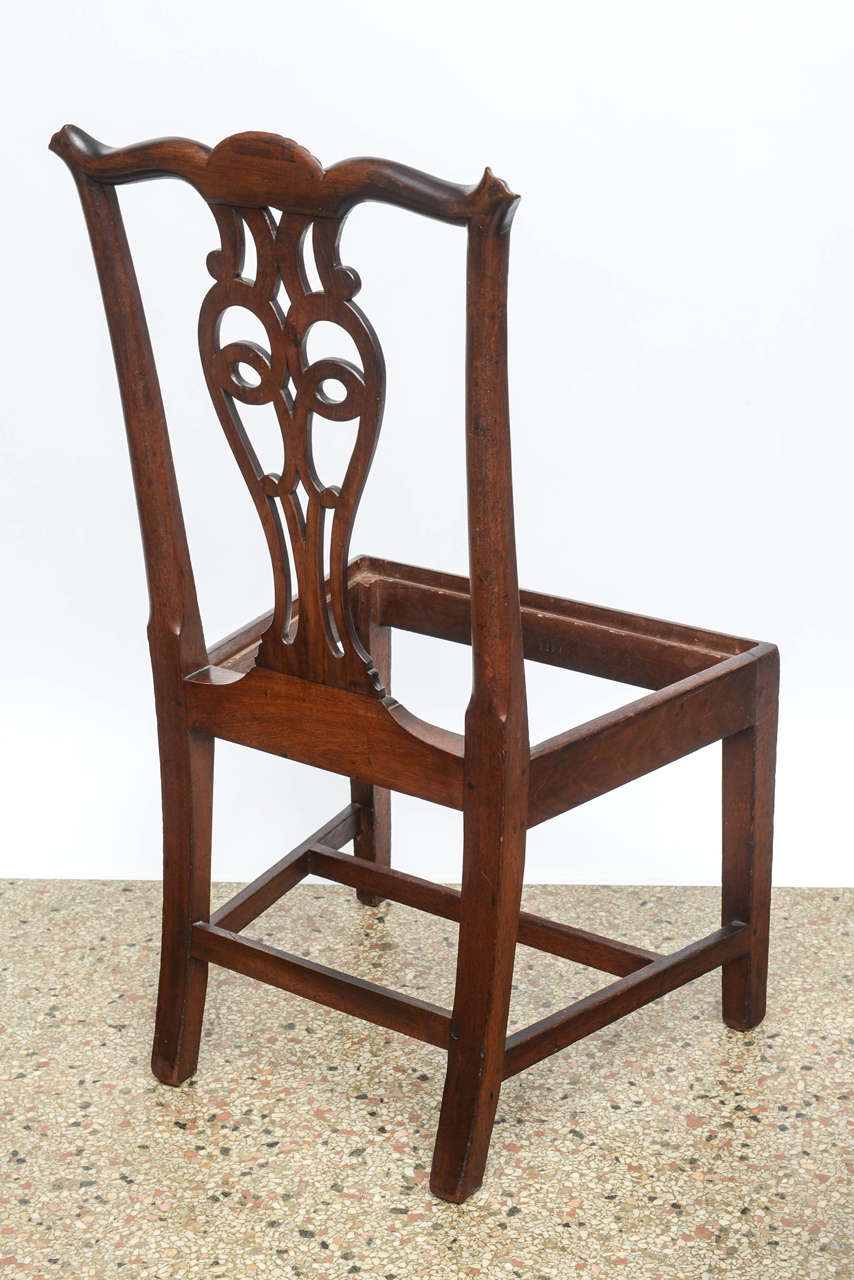 Set of Four George III Period Side Chairs, circa 1810-1830 3