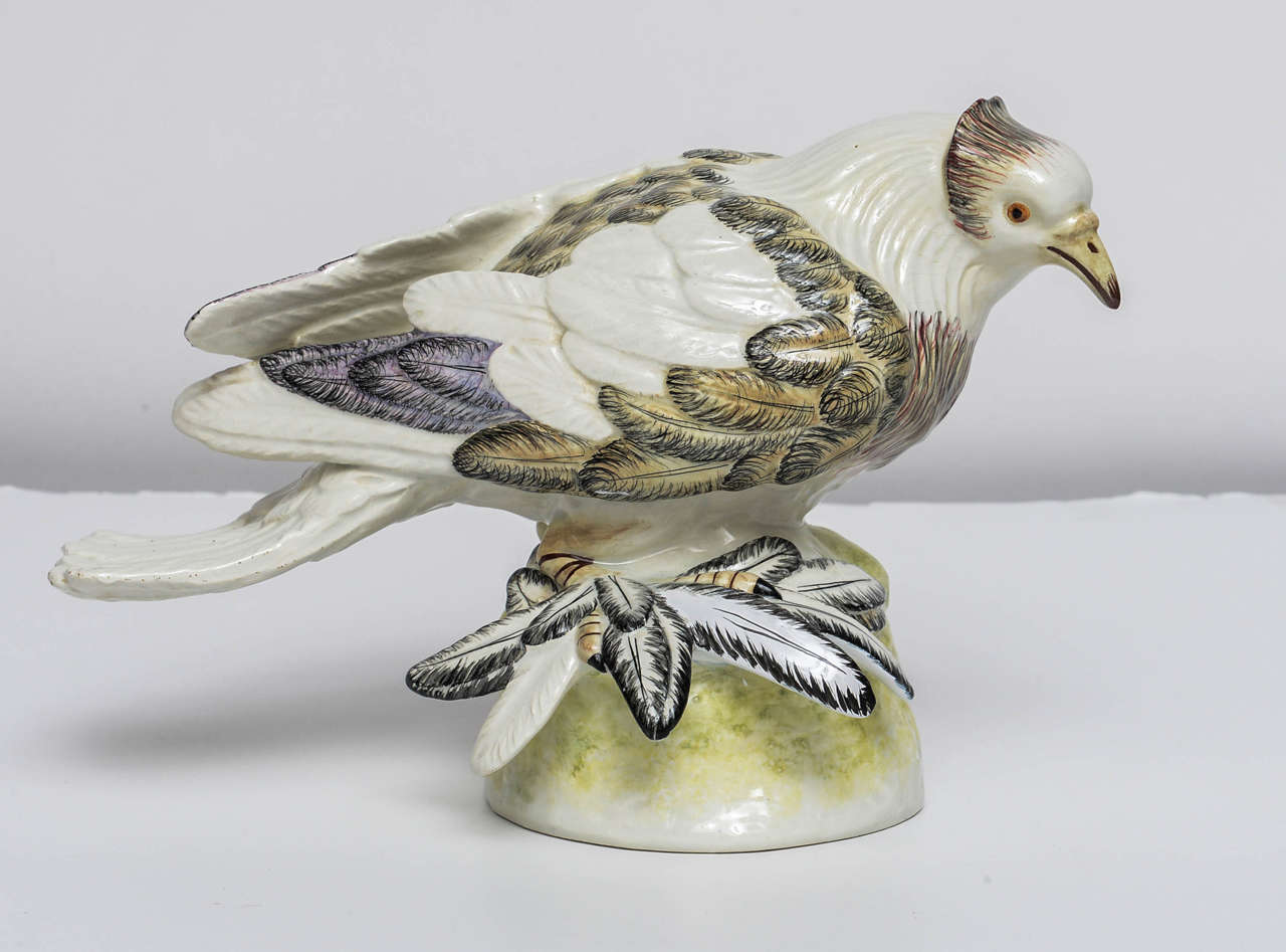 This Mottahedeh bird is very rare.  I had and acquired these porcelains for many years and have not seen or come across this particular bird.  Wonderful condition, marked with a red vintage seal & marked S. # 351

Originally $ 2,850.00

Mildred