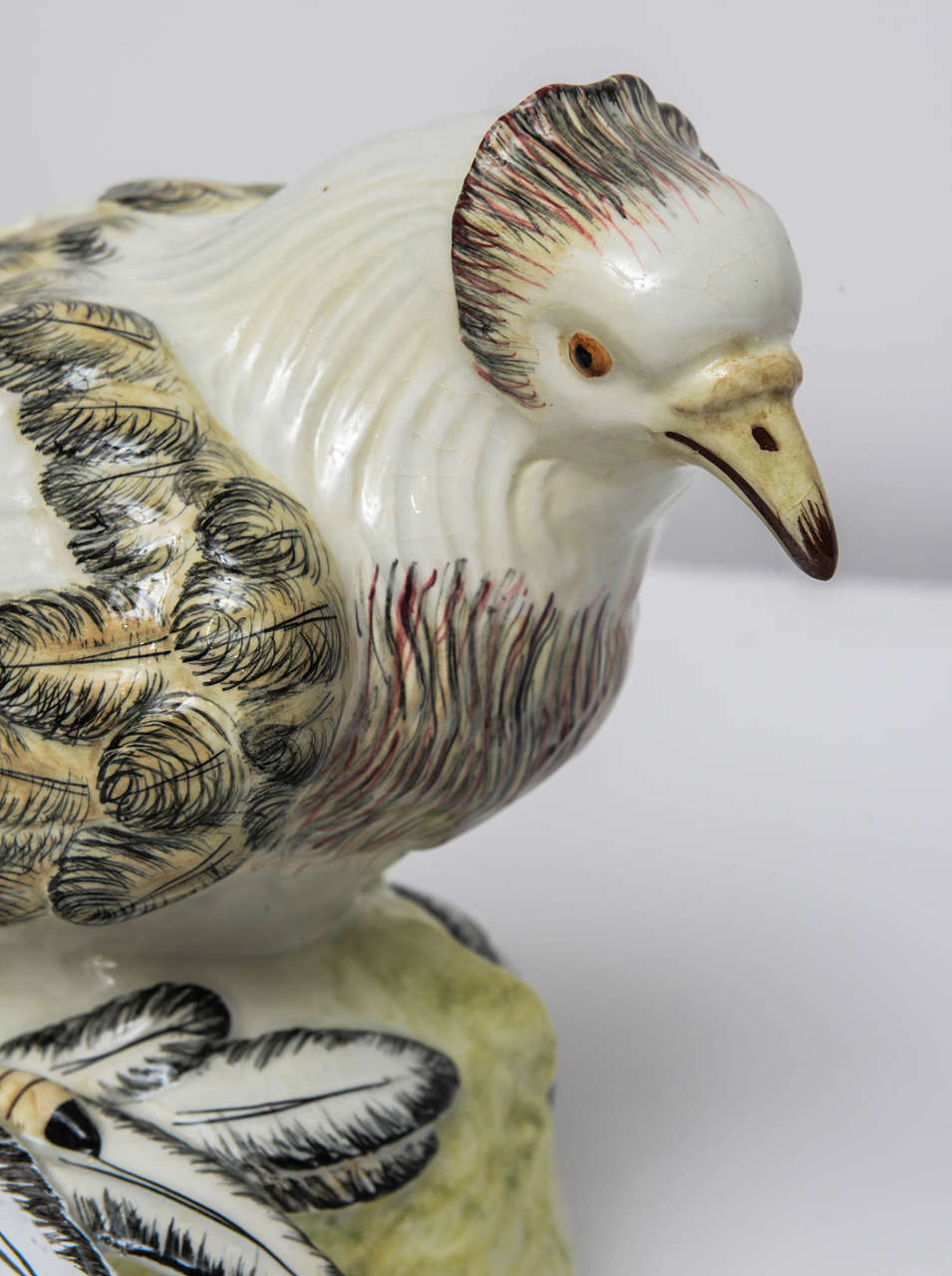 Italian Rare, Early Mottahedeh Porcelain Bird, Early 20th Century For Sale