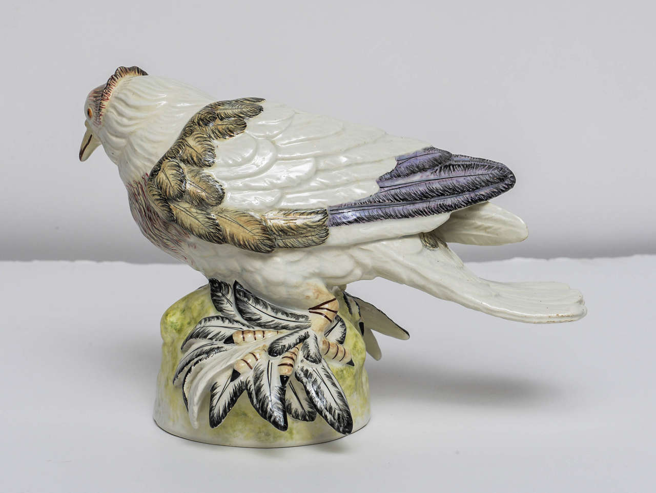 Rare, Early Mottahedeh Porcelain Bird, Early 20th Century For Sale 1