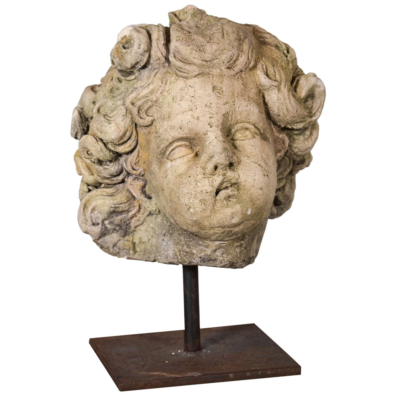 19th Century Italian Cherub Bust