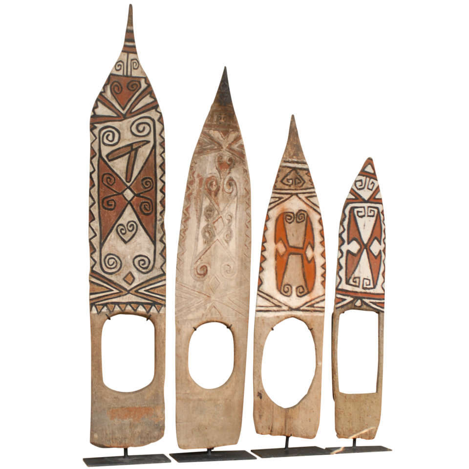 Single Wooden Telefomin Doorboards from Papua New Guinea