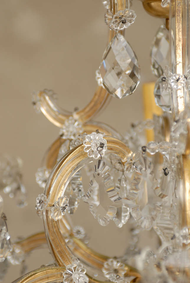 A Maria Theresa Style Chandelier In Good Condition In Atlanta, GA
