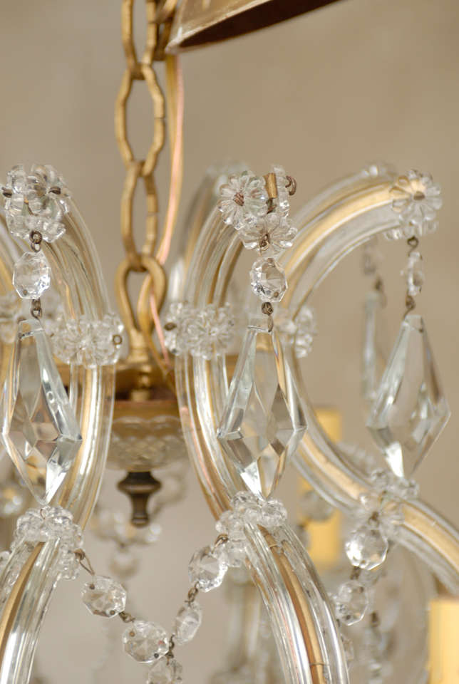 Vintage Crystal Chandelier At 1stdibs, Maria Theresa Chandelier Italy